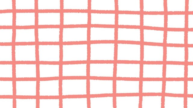 線が描かれてグリッド柄になるループアニメーション背景
