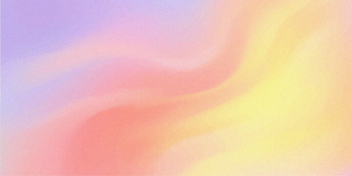 Color noise grain background with gradient smooth pastel blend. Multicolored abstract texture with grainy film effect, vintage soft blur, subtle dots and noise, digital vaporwave with rainbow tones