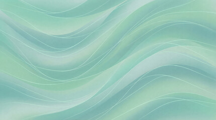 Fototapeta premium Soft pastel wave pattern flowing smoothly on light background Generative AI