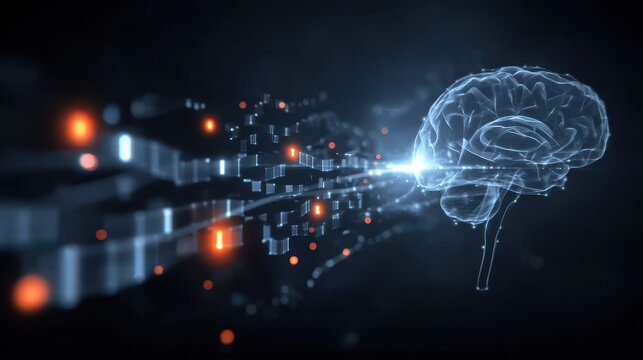 Great insight comes from artificial intelligence using a data model for machine learning and analysis.