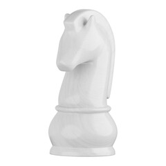 White Chess Knight Piece © uigodesign
