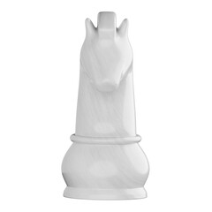 White Chess Knight Piece © uigodesign