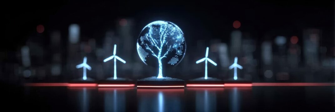 Achieving true sustainability requires renewable energy and a clean eco mindset to protect our green planet and the global climate.