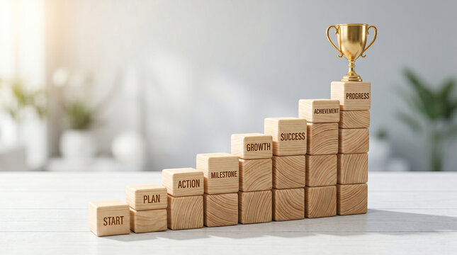 wooden stairs with gold bars