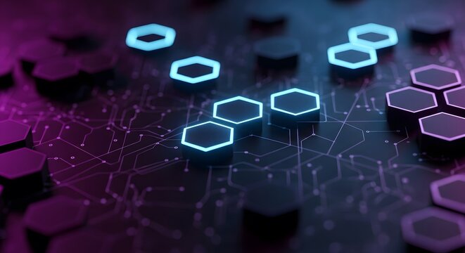 Hexagonal Data Structure and Molecular Technology Pattern