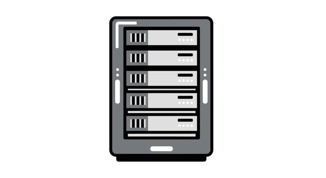 Computer Server Hardware Technology.