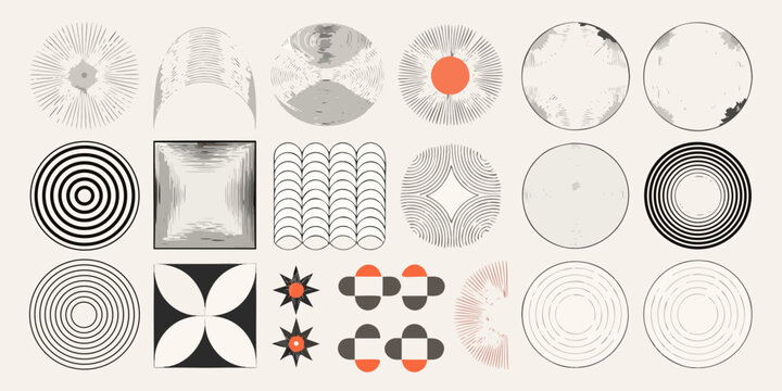 abstract spiral wave pattern collection monochromatic geometric shapes on a neutral background high quality professional