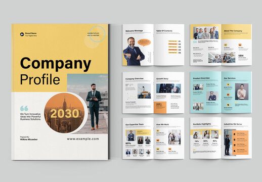 Modern Business Company Profile Template