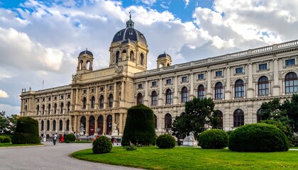 Fototapeta premium Majestic Museum Building in Vienna, Austria, with Beautiful Architecture.