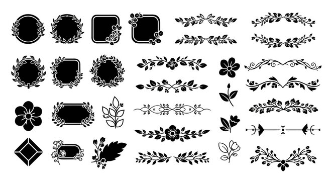 Floral UI Elements Pack