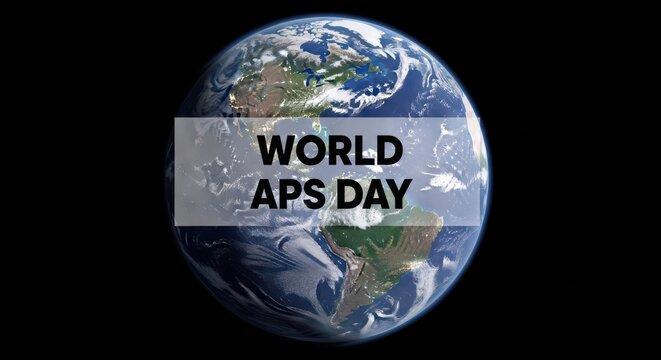 World APS Day Earth Globe