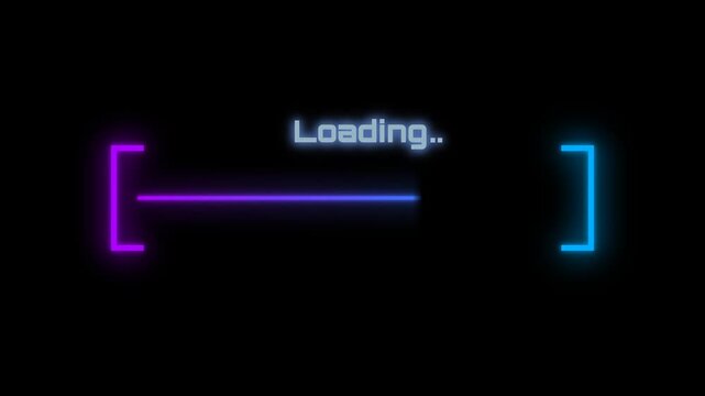 Neon &ldquo;Completed&rdquo; animation with glowing text and gradient line. Ideal for UI, apps, websites, and dashboards as a success indicator, task completion screen, or modern digital confirmation.