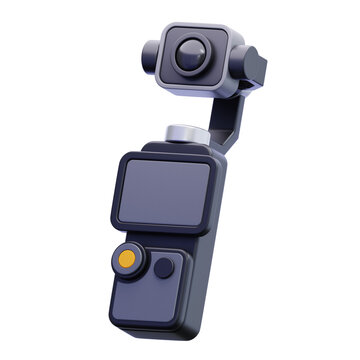 handcam 3d icon illustration