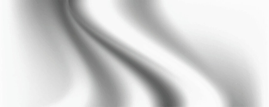 Conical Metallic Silver Gradient Background with Circular Chrome Reflection and Light Rays