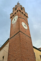 Naklejka premium Asciano, antico borgo medievale, Siena, Val d'Orcia, Toscana
