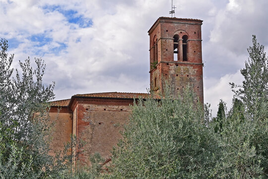 Camprena, Monastero di Sant'Anna in Camprena, Siena, Val d'Orcia, Toscana