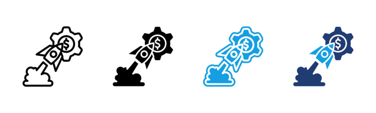 Startup icon multiple style collection