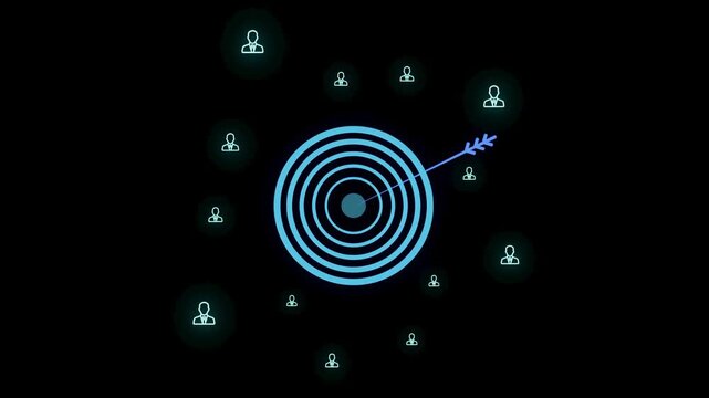 Target audience analysis for marketing strategies in digital spaces with user interaction.