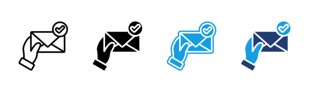 Receive icon multiple style collection