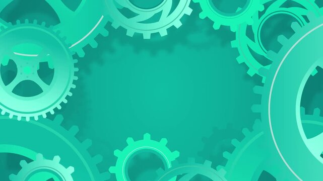 abstract background with gears