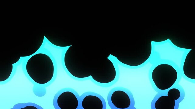 Vibrant animated flames flicker and dance against a dark background, showcasing a continuous flow of fire elements for overlaying on video