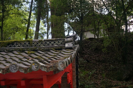 滋賀県の大津市にある石山寺の参道のイメージ