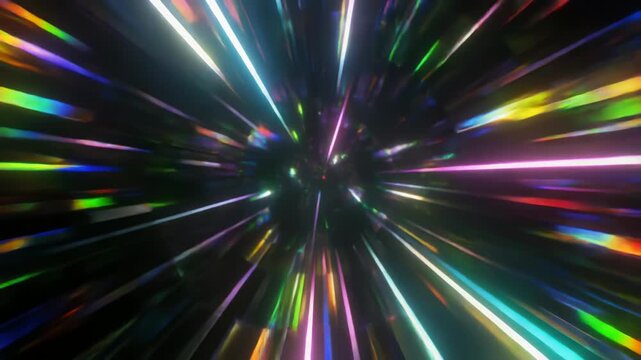 予測不能なレーザー残像が走るサイバー抽象テクスチャ