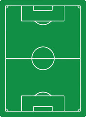 soccer field layout vector . © Rizvi
