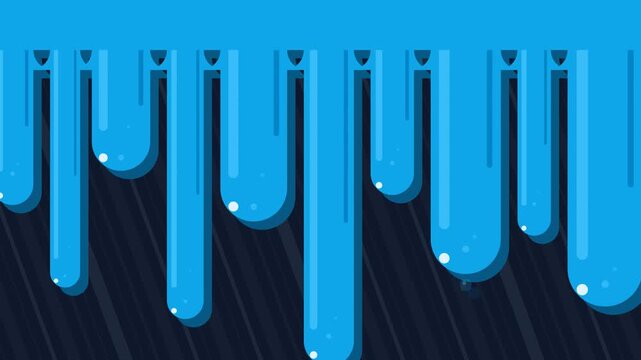 Abstract Blue Dripping Liquid Slime Motion Graphic Background for Creative Video Projects and Social Media