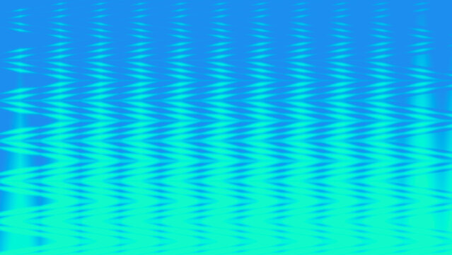 Abstract colorful zigzag wave interference pattern with blue to green gradient spectrogram style digital artwork