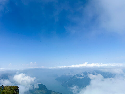 Lake Lucerne View from Mount Stanserhorn