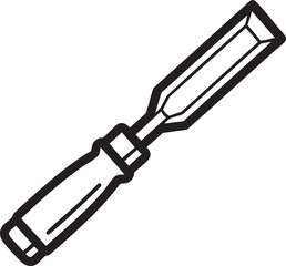 Obraz premium Flathead screwdriver icon