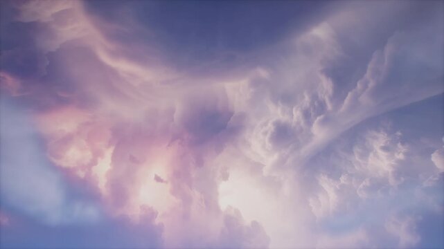 Chaotic Skies On The Background 23