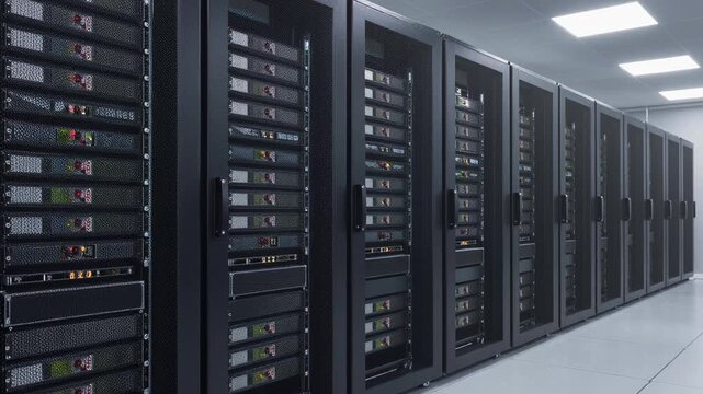 server room with servers