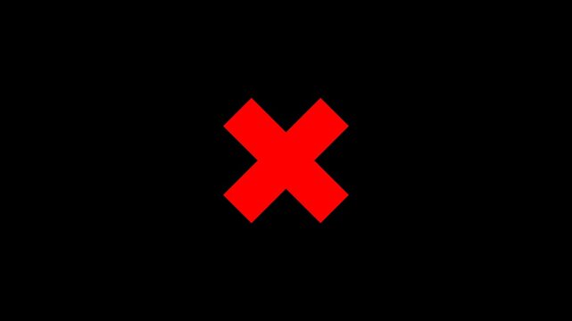 cross result mark for cancel task and wrong result