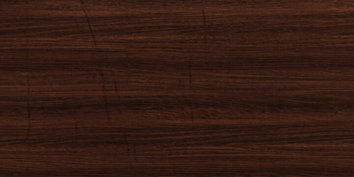 Old dark brown wood texture background featuring a natural grain pattern on a weathered oak timber plank surface for a rustic hardwood wall or floor design