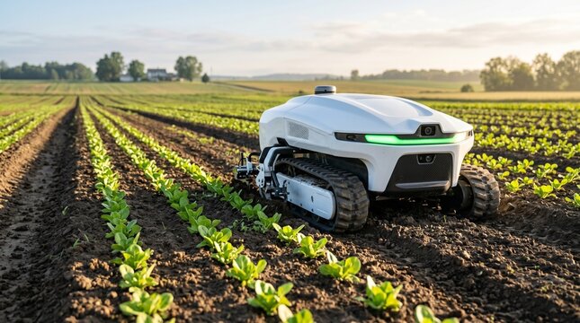 Autonomous Agricultural Robot Weeding Crops in Smart Farm Infrastructure