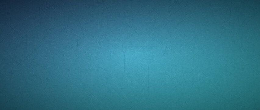 Bright cyan, rich teal, and aqua blue gradient with a wide metallic scraped finish, suited for web header sections.