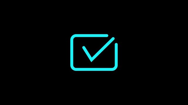 Minimalist abstract design featuring a glowing rectangular outline against a dark background. Rectangular outline concept for interface visuals. Rectangular outline glowing frame for modern design.