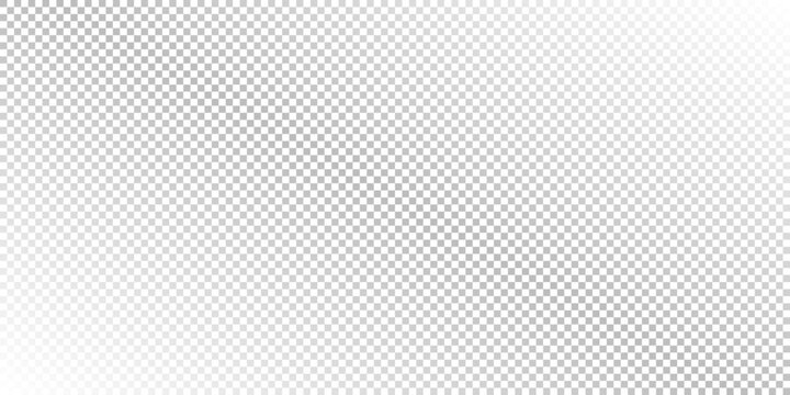 White gradient backdrop on transparency grid. Abstract vector background. Graphic element suitable for design or digital art.