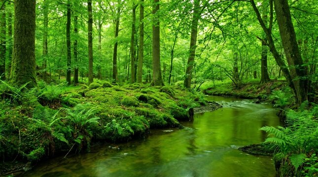 river in the forest