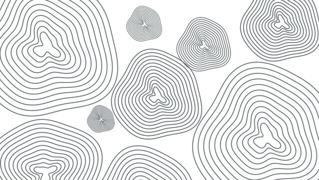 abstract contour line pattern organic topographic shapes background