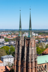 Panorama of the city of Wroclaw, Poland © Tomasz Warszewski