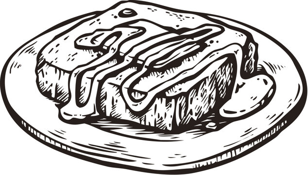 cartoon French toast