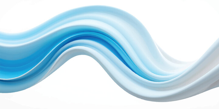 Abstract blue wave design vector illustration with flowing motion and curves
