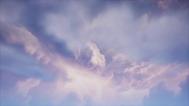 Chaotic Skies On The Background 26