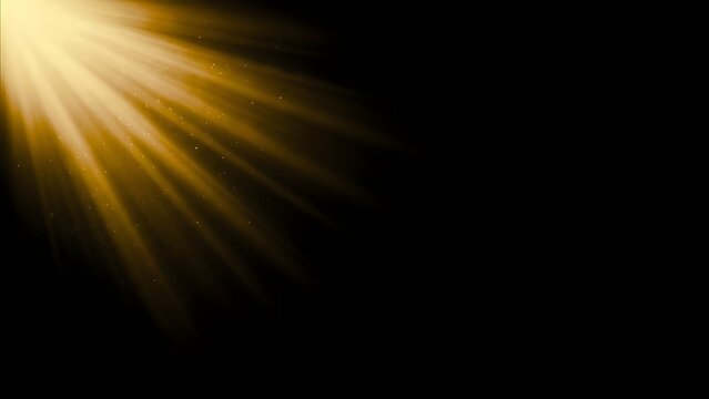 Abstract digital backgrounds featuring a motion loop of blue rays and light energy flares with a glowing star effect and shining beam animation on a dark space illustration