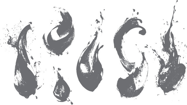 Abstract radial explosion texture with rough distressed grunge effect and uneven circular burst design