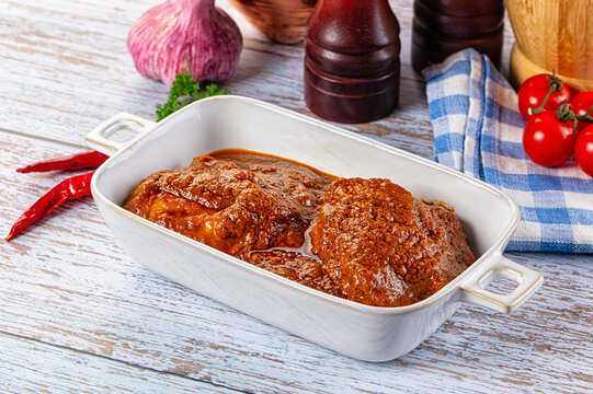 Indian chicken thights tikka massala