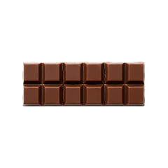 Fototapeta premium Chocolate bar with ten squares, sweet confectionery treat.